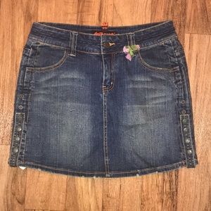 Vintage Dollhouse Denim Skirt